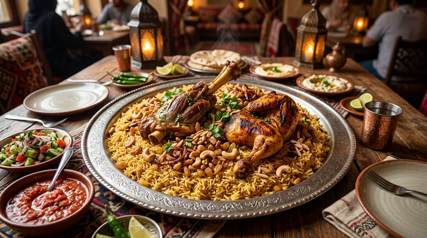Arabian Mutton Mandhi Platter